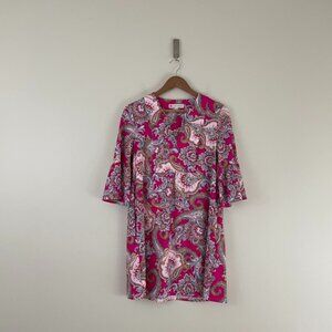 Jude Connally Kerry Mini Dress In Palm Beach Paisley Pink Size XS